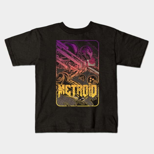 Metroid Kids T-Shirt by trakso